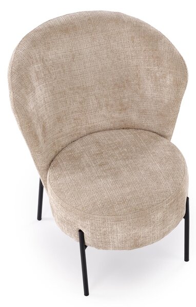 HALMAR Čalouněné designové křeslo CEZAR béžové