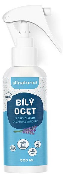 Allnature Bílý ocet sprej 10 % levandule 500 ml