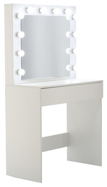 Toaletní stolek PEARL se zrcadlem a LED osvětlením PHO9452