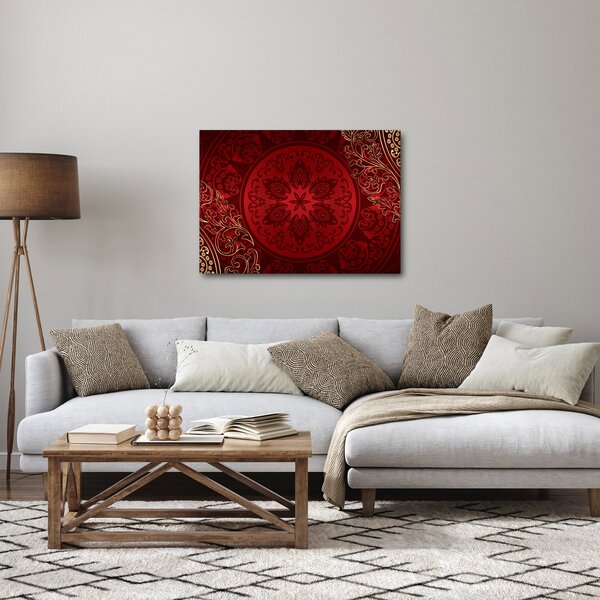 Obraz - Zlaté mandaly (70x50 cm)