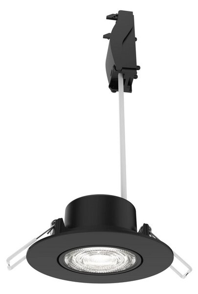 Zapuštěné bodové svítidlo Cilantro Step 5W, 99lm/W, 4000K, černá