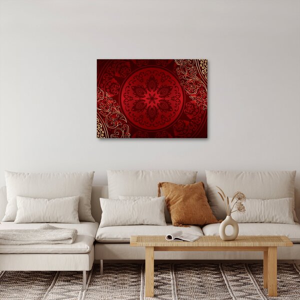 Obraz - Zlaté mandaly (70x50 cm)
