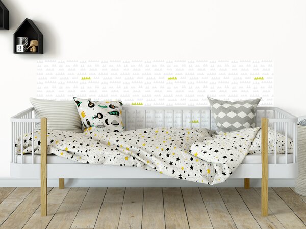 FUGU Hory a pohoří - ochrana steny za postel Varianta ochrany zdi: Delší strana postele 200x65 cm