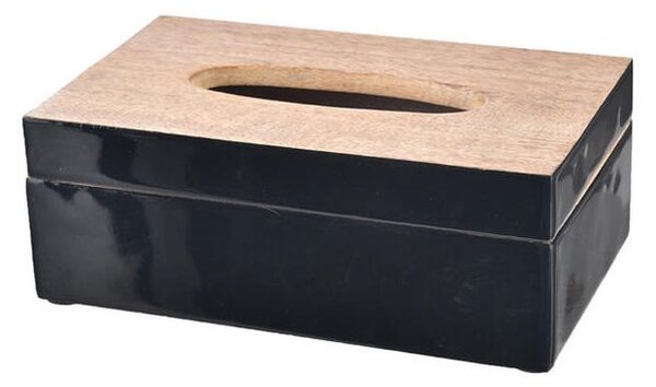 Dřevěný box na papírové kapesníky 25 x 15 cm