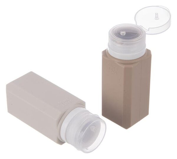 Sada 4 ks cestovních silikonových lahviček 90 ml