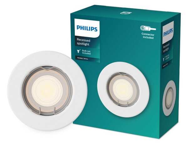 Peridot Rec Kit Rd zapuštěné svítidlo kulaté 7W, AC 220-240, IP20, bílá SKL000509976