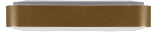 Mantra 7927 Coin Square, zlatohědé stropní svítidlo s dálkovým ovladačem LED 56W 2700K-5000K, 34x34cm