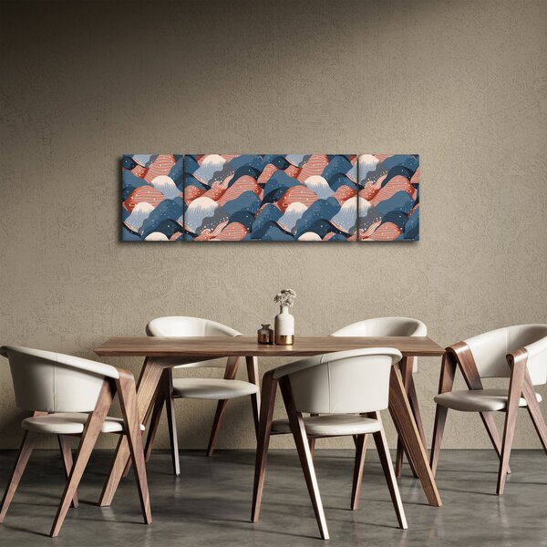 Obraz - Vlny a kopce (170x50 cm)