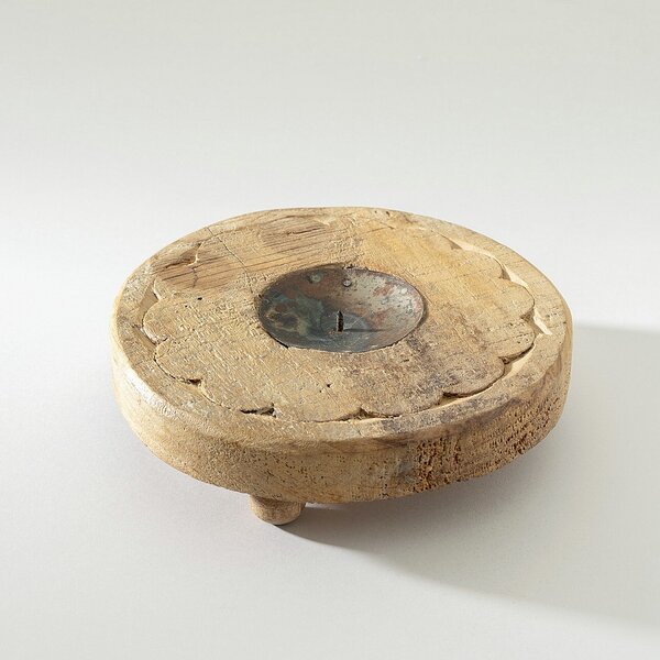 Svíčka podstavec Rustic Flame 15 cm