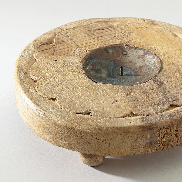 Svíčka podstavec Rustic Flame 15 cm