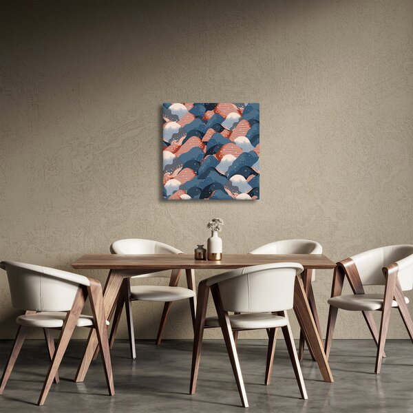 Obraz - Vlny a kopce (30x30 cm)