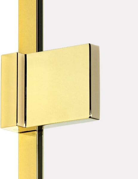 New Trendy Avexa Gold Shine sprchový kout 100x80 cm obdélníkový zlatá lesk/průhledné sklo EXK-1651