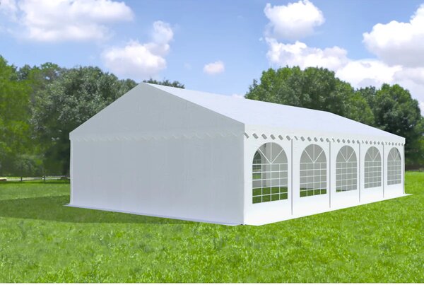 Zahradní párty stan 6x10m MAX 2m - ohnivzdorný barva Bílá