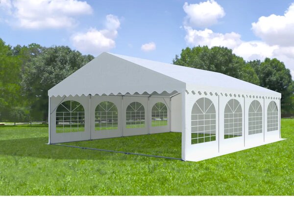 Párty stan 6x8m MAX 2m - ohnivzdorný barva Bílá