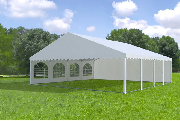 Zahradní párty stan 8x8m MAX 2m - ohnivzdorný barva Bílá