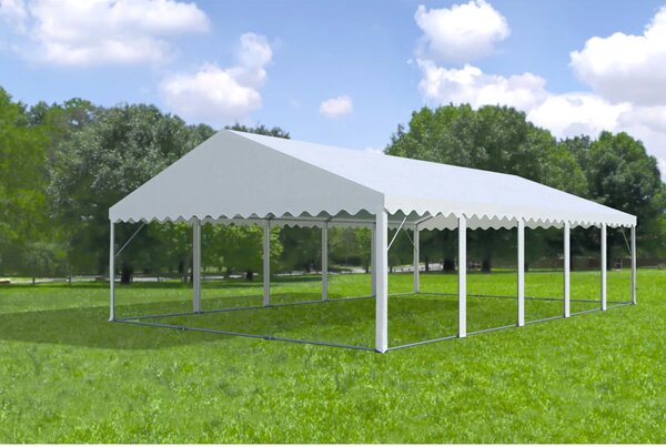 Zahradní párty stan 6x10m MAX 2m - ohnivzdorný barva Bílá