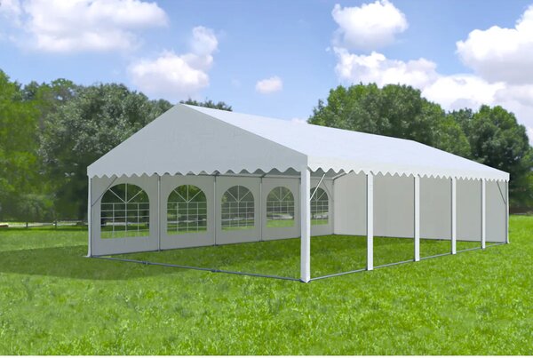 Zahradní párty stan 6x10m MAX 2m - ohnivzdorný barva Bílá