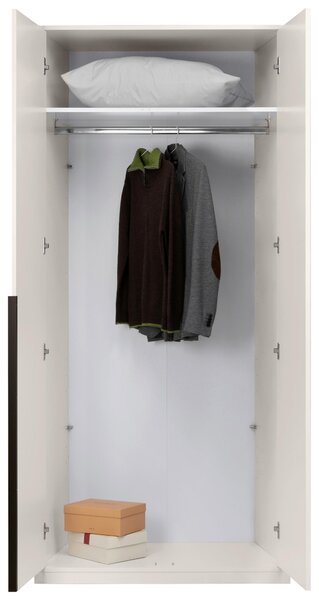 ŠATNÍ SKŘÍŇ S OTOČNÝMI DVEŘMI, kašmírová, 93/211/53 cm P & B - Šatní skříně, Online Only