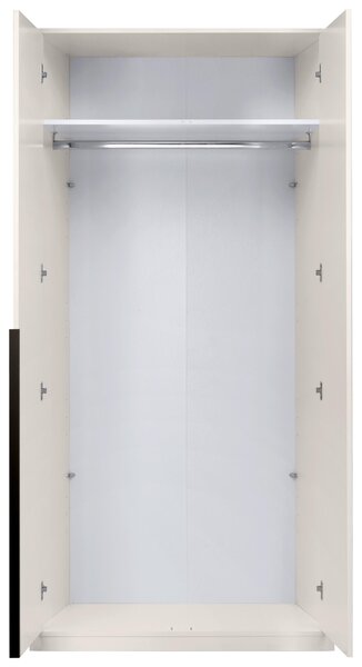 ŠATNÍ SKŘÍŇ S OTOČNÝMI DVEŘMI, kašmírová, 93/211/53 cm P & B - Šatní skříně, Online Only
