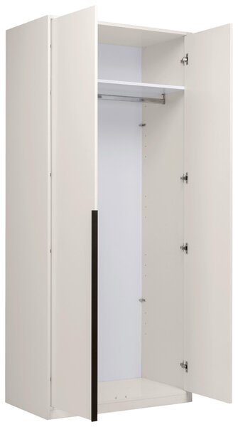 ŠATNÍ SKŘÍŇ S OTOČNÝMI DVEŘMI, kašmírová, 93/211/53 cm P & B - Šatní skříně, Online Only