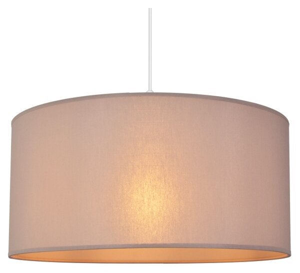 Lustr na lanku ALBA 1xE27/15W/230V pr. 40 cm béžová
