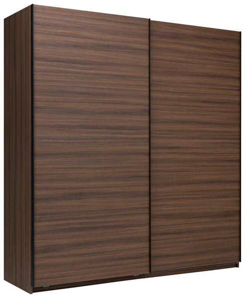 ŠATNÍ SKŘÍŇ S POSUVNÝMI DVEŘM, barvy vlašských ořechů, 200/211,5/61,5 cm P & B - Šatní skříně, Online Only