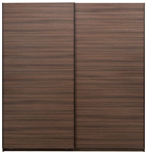 ŠATNÍ SKŘÍŇ S POSUVNÝMI DVEŘM, barvy vlašských ořechů, 200/211,5/61,5 cm P & B - Šatní skříně, Online Only