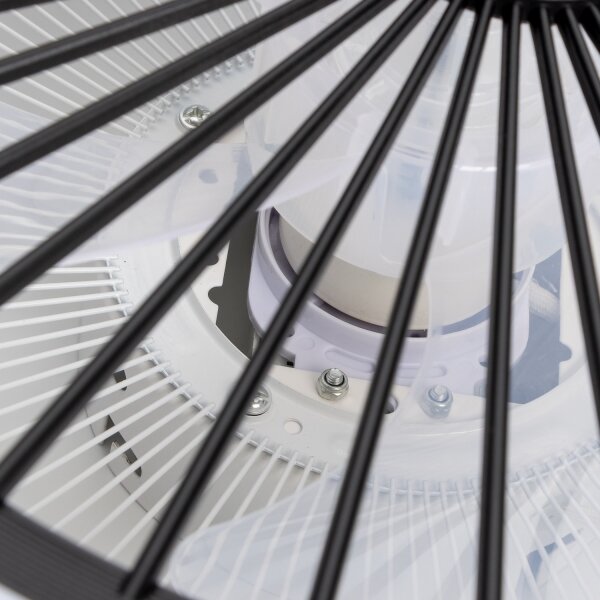 Brilagi - LED Stmívatelné svítidlo s ventilátorem RONDA LED/48W/230V černá + DO