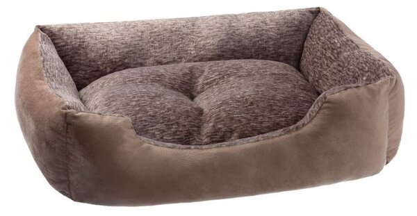 Petstuff Pelíšek pro psa, velikost M, 65 x 48 x 19 cm, hnědý