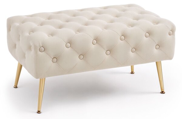Ak furniture Taburet Madrid béžový