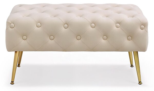 Ak furniture Taburet Madrid béžový