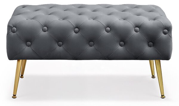 Ak furniture Taburet Madrid grafitový