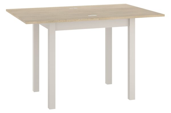 Rozkládací jídelní stůl FLIP 80(160)X80 cm, dub Cremona Torro/kašmír