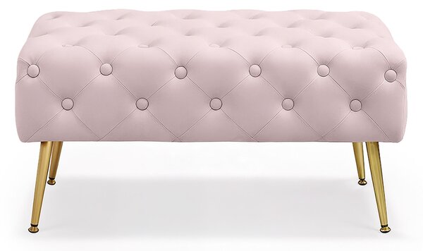 Ak furniture Taburet Madrid růžový