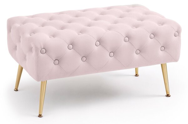 Ak furniture Taburet Madrid růžový