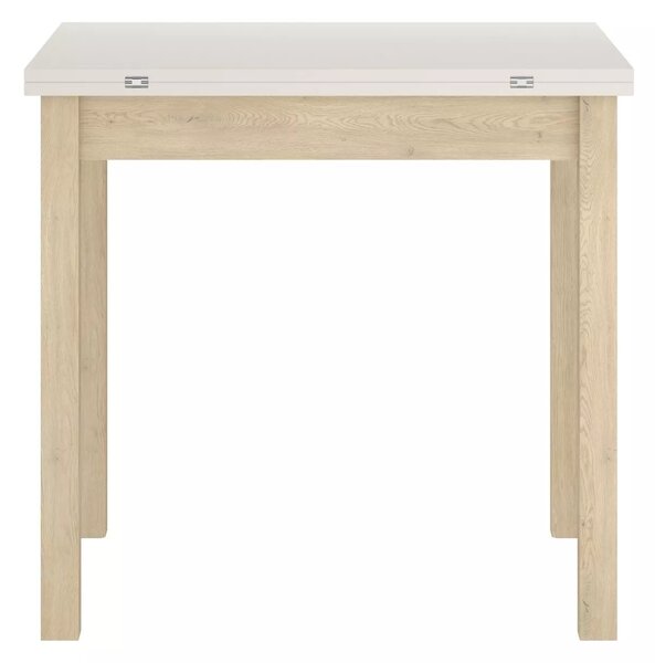 Rozkládací jídelní stůl FLIP 80(160)X80 cm, kašmír/dub Cremona Torro
