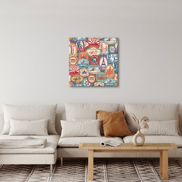 Obraz cestovatele (30x30 cm)