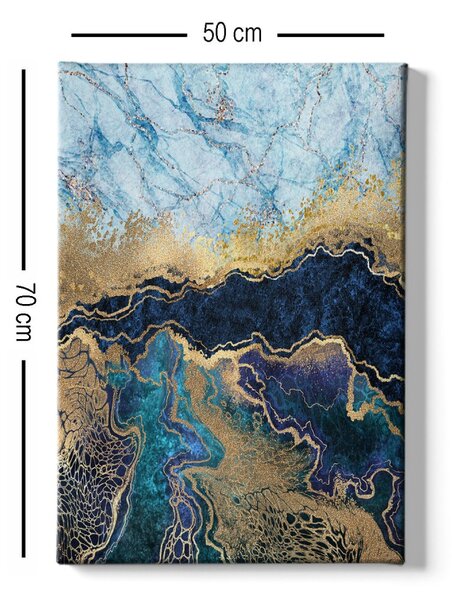 Wallity Obraz na plátně Marble river 50x70 cm