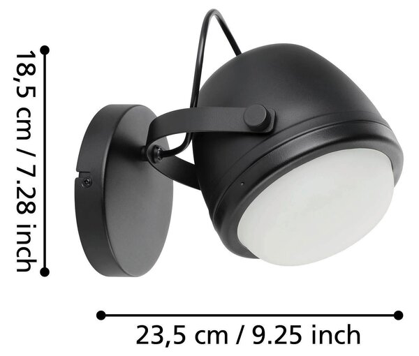 NÁSTĚNNÉ SVÍTIDLO, 18,5/18,5 cm Eglo - Online Only svítidla, Online Only