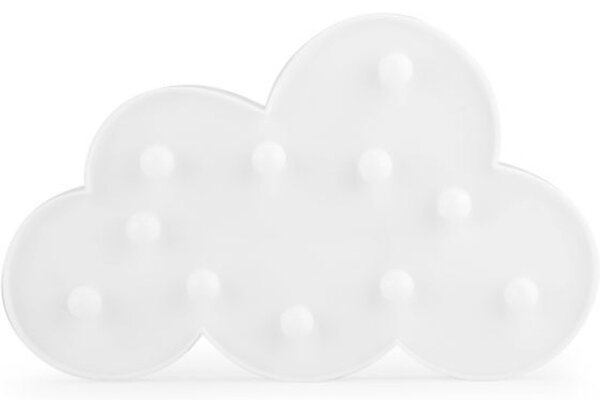 LED dětská lampička OBLÁČEK, 29,5 cm
