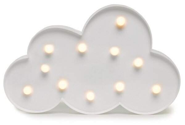 LED dětská lampička OBLÁČEK, 29,5 cm
