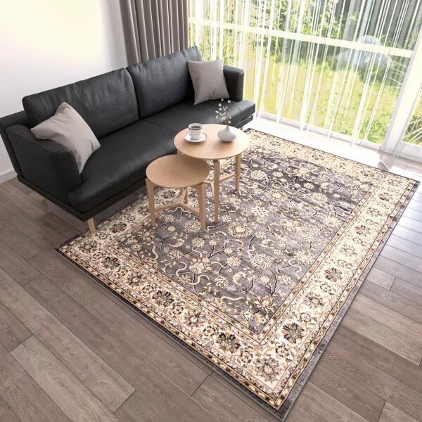 Makro Abra Kusový koberec klasický NEMRUT L423B Šedý Rozměr: 60x100 cm