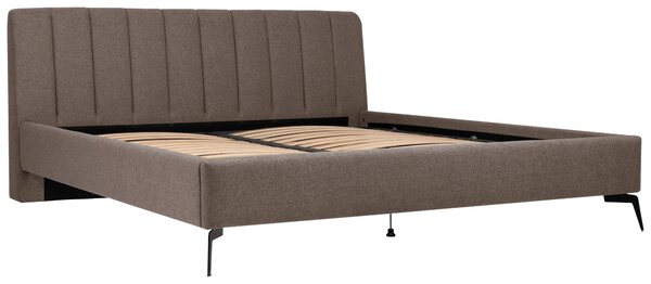 ČALOUNĚNÁ POSTEL, 180/200 cm, hnědá P & B - Postele s roštem, Online Only