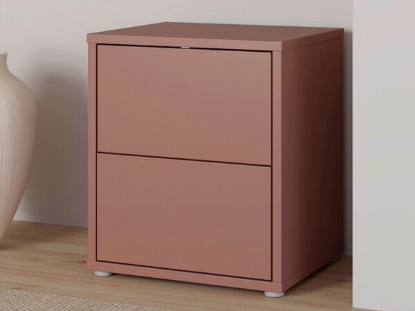 NOČNÍ STOLEK, terracotta, 50/58/42 cm Carryhome - Online Only noční stolky, Online Only