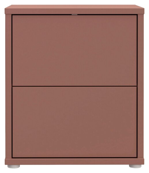 NOČNÍ STOLEK, terracotta, 50/58/42 cm Carryhome - Online Only noční stolky, Online Only
