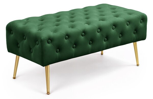 Ak furniture Taburet Monaco lahvově zelený
