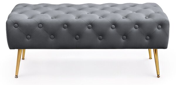 Ak furniture Taburet Monaco grafitový