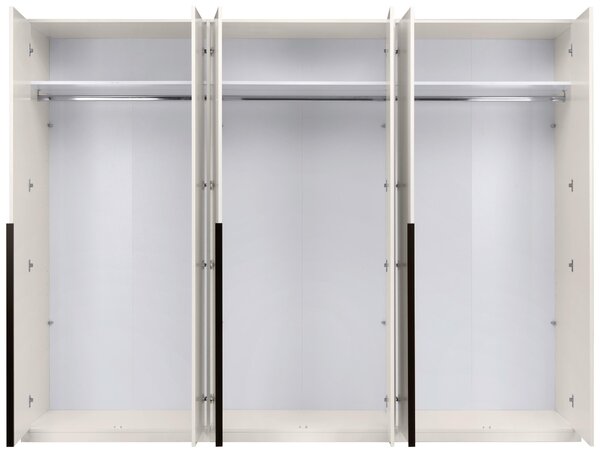 ŠATNÍ SKŘÍŇ S OTOČNÝMI DVEŘMI, kašmírová, 276/211/53 cm P & B - Šatní skříně, Online Only