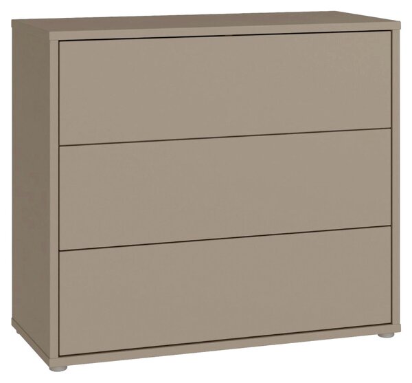 KOMODA, šedohnědá, 95/83/42 cm Carryhome - Online Only noční stolky, Online Only