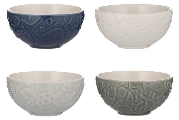 Misky Mason Cash 10 cm set 4 ks Nautical – keramické přípravné misky s námořnickým dekorem na suroviny, dipy a dezerty 2002.161